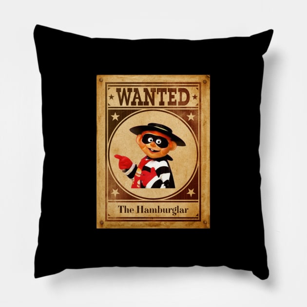 Hamburglar Pillow by reesea