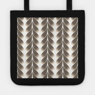 Pine Cone Color Leaf Pattern Tote