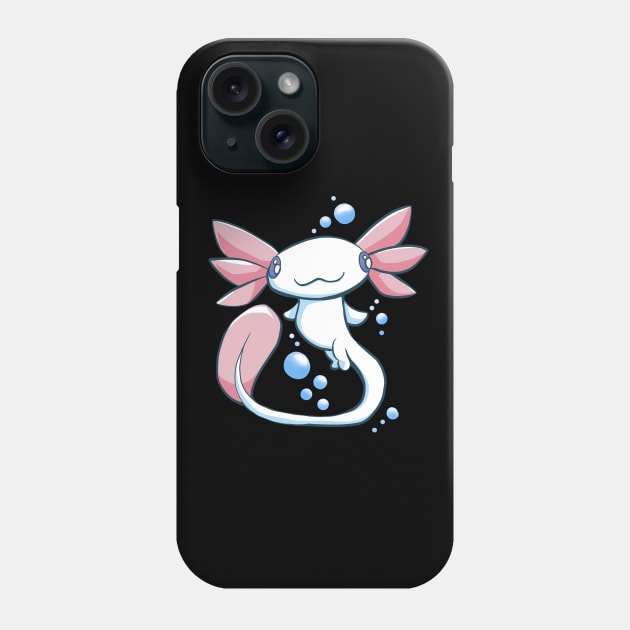 Baby Axolotl Phone Case by ApexDesignsUnlimited