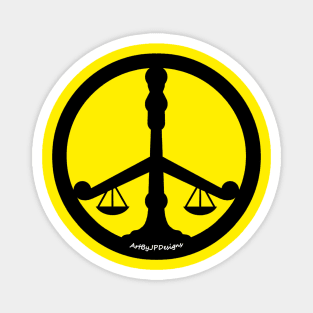 With Justice, Comes Peace Magnet