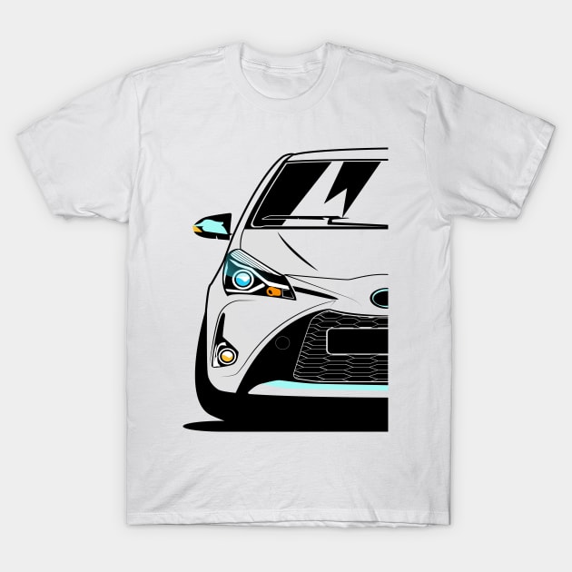 Anemone fisk Afgang til dør spejl Yaris - Toyota Yaris - T-Shirt | TeePublic