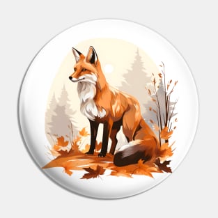 Forest Foxes Pin