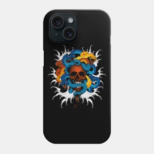 Skull And Snakes Phone Case