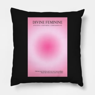 Divine Feminine Hot Pink Aura Pillow