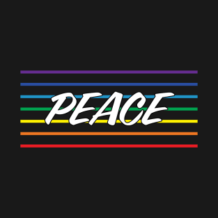 Rainbow Peace Flag T-Shirt