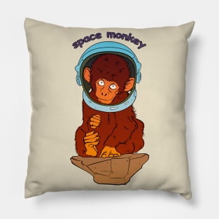 Space monkey Pillow