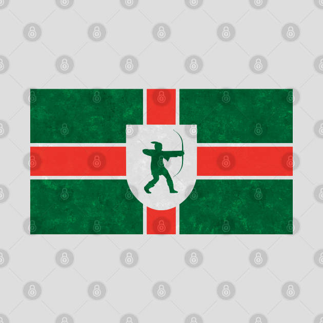 County flag of Nottinghamshire by Enzwell