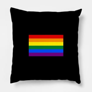 Gay Pride Flag - Minimalist Pillow