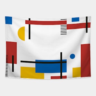 Bauhaus geometric #6 Tapestry