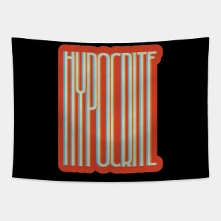 Hypocrite Vintage Text Tapestry