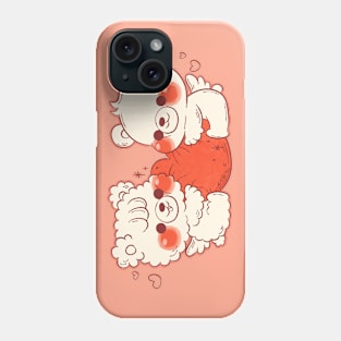 Love you, Beige-Cafe Phone Case