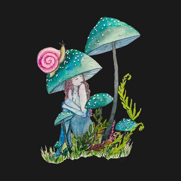 Mushroom girl by Free Heart Art