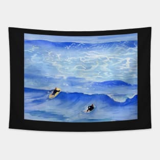 Taking the next wave Surf Art Painting Tapestry