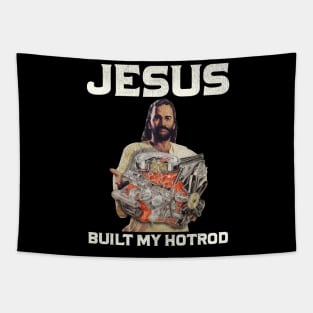 Jesus Built My HotRod Tapestry