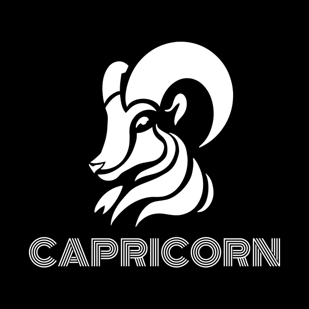 Capricorn zodiac Shirt by GS Digital