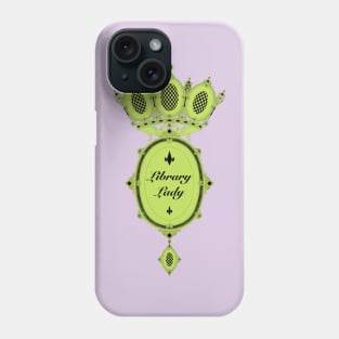 Retro Library Lady Phone Case