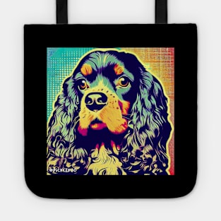 American Spaniel Pop Art Tote