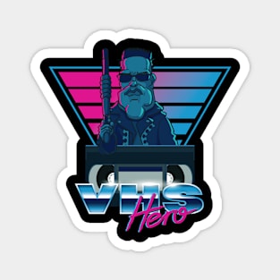 VHS Hero Arnold Schwarzenegger Magnet