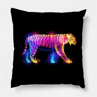 Rainbow Tiger Pillow