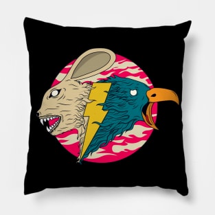 Rabbit & Eagle Pillow