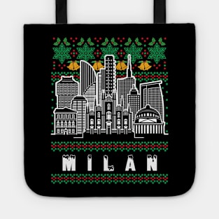 Milan Italy Ugly Christmas Tote