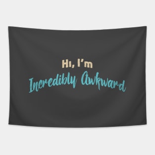 Awkward People Funny Introduction Tapestry