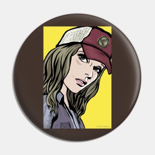 Sarah the truck driver Pin