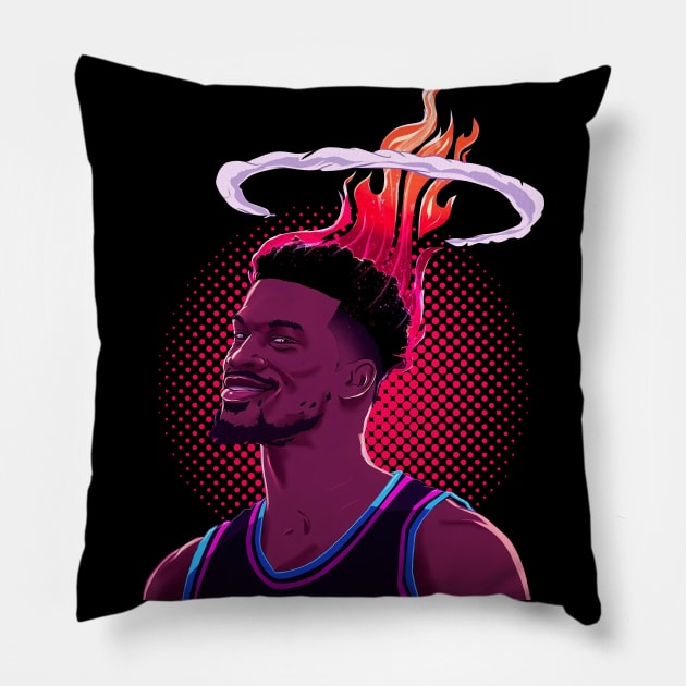 Miami heat butler 22 Pillow by mynamekian