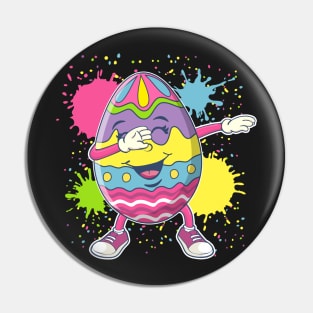 Dabbing Easter Egg Pin