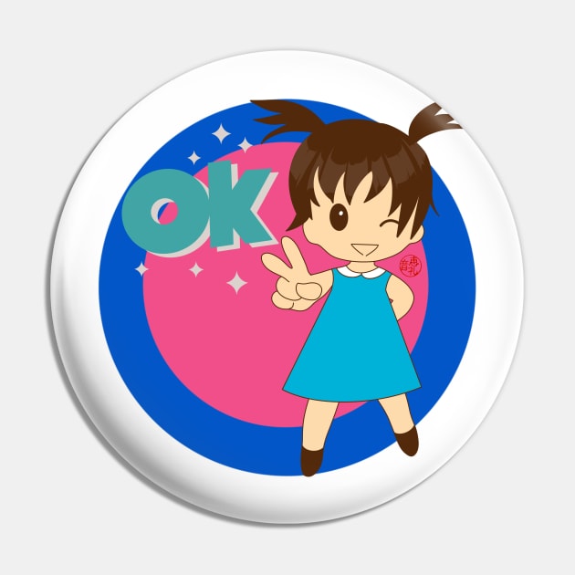 OK Girl Pin by EV Visuals