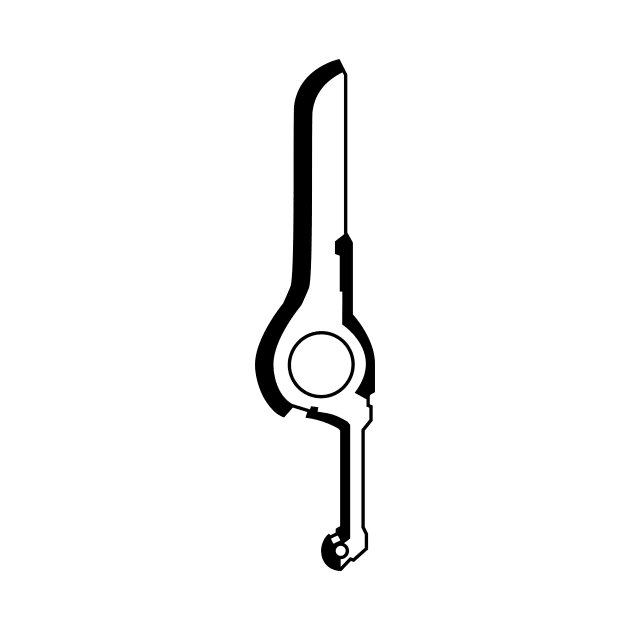 Minimalist Monado Sword Xenoblade Chronicles by OreFather