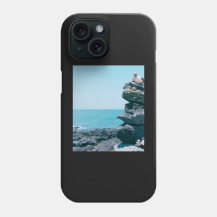 Aesthetic coastal rock photo Phone Case