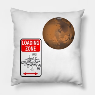 Mars Rover Family Landing Zone Pillow