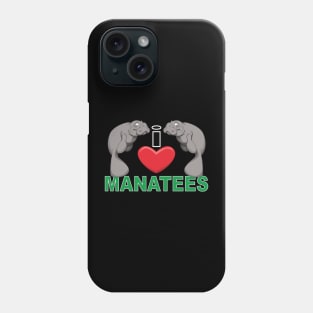 I Heart Manatees Phone Case