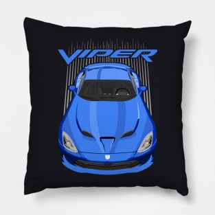 Viper SRT-blue Pillow