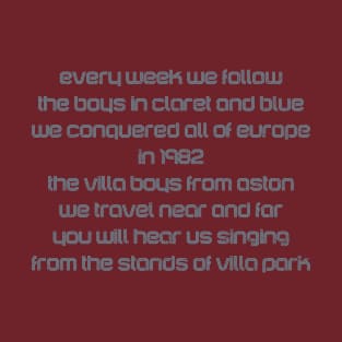 Every Week We Follow Villa T-Shirt