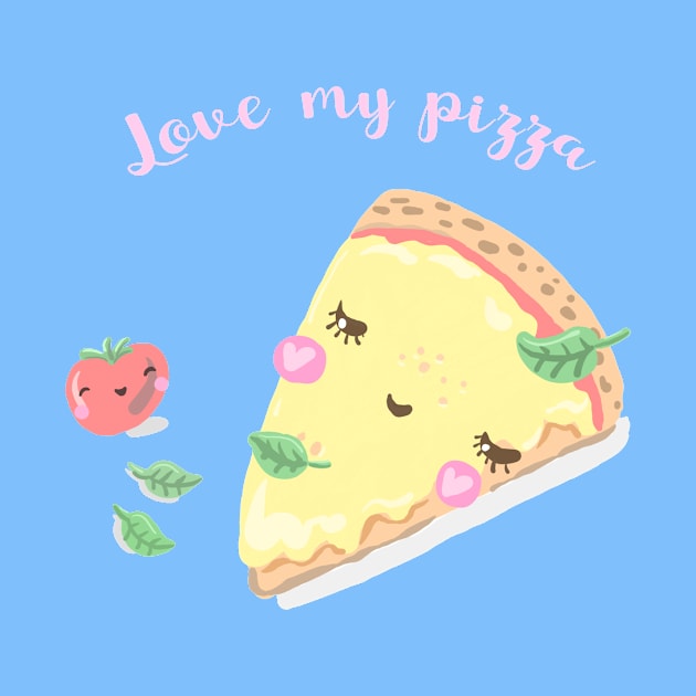 love my pizza by Lamalou Design