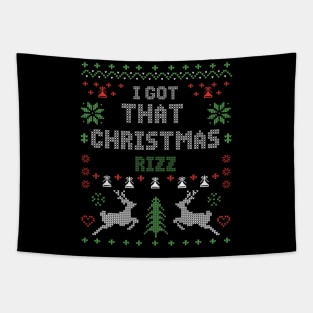 I Got That Christmas Rizz Tapestry