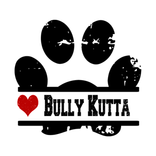 Bully Kutta dog paw print T-Shirt