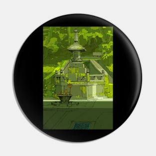 Kyoto grine Green Pin