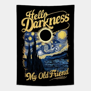 Solar eclipse apparel Starry Night Tapestry