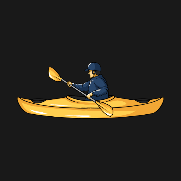 Canoe Canoeing by fromherotozero