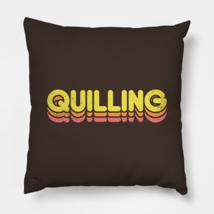 Retro Quilling Pillow