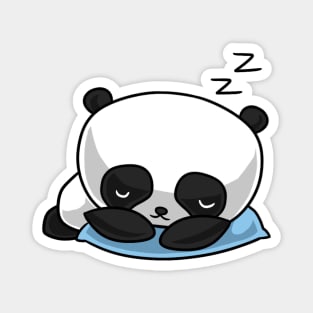 Kawaii panda sleeping Magnet