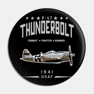 WW2 Aircraft P-47 Pin