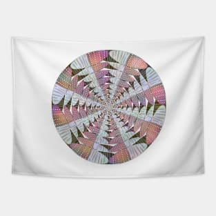 Crazy Speckled Mandala - Intricate Digital Illustration, Colorful Vibrant and Eye-catching Design, Perfect gift idea for printing on shirts, wall art, home decor, stationary, phone cases and more. Tapestry