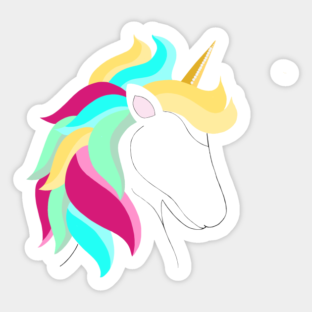 Lu Lu Love - Unicorn - Sticker | TeePublic