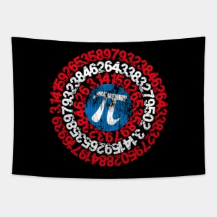 Math Superhero Captain Pi Mathematics Gift Tapestry