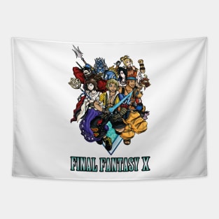 Final Fantasy X Characters Wallpaper Tapestry for Sale by CassidyCreates