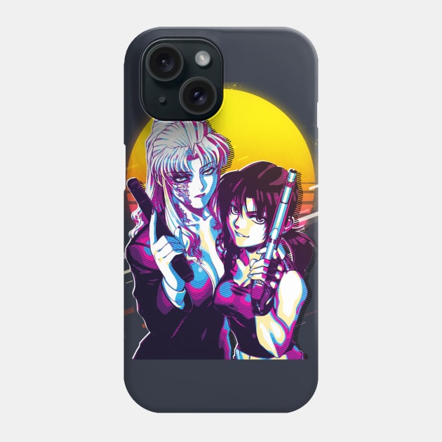 Revy and Balalaika Phone Case by 80sRetro